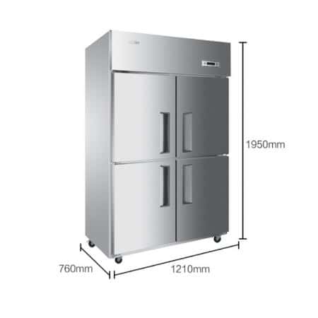 SL-1020C2D2  1020L大容量,全铜蒸发器,电脑控温,双无氟绿色环保,箱体防凝露,可拆卸门封;