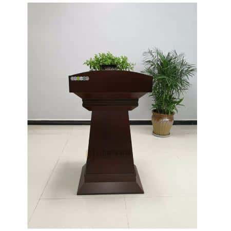 中美隆ZZ-01824演讲台  贴木皮的小款演讲台。